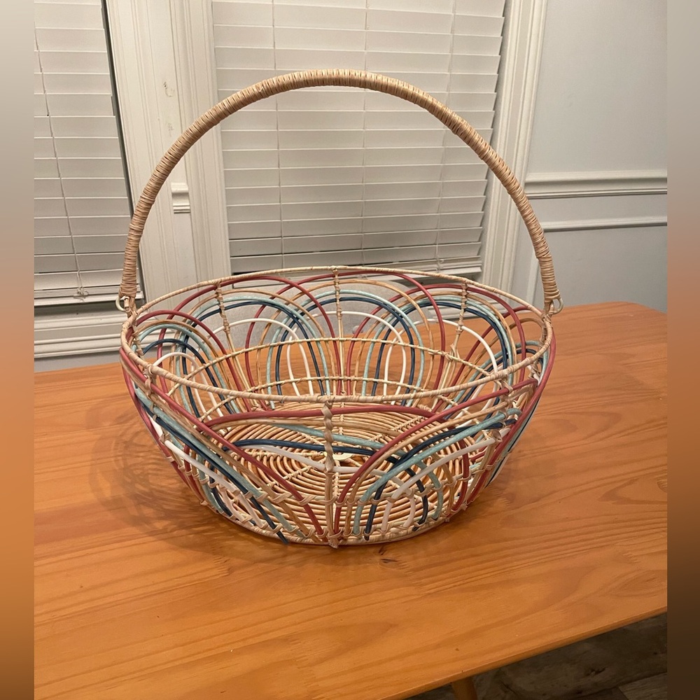 Multicolor Woven Basket